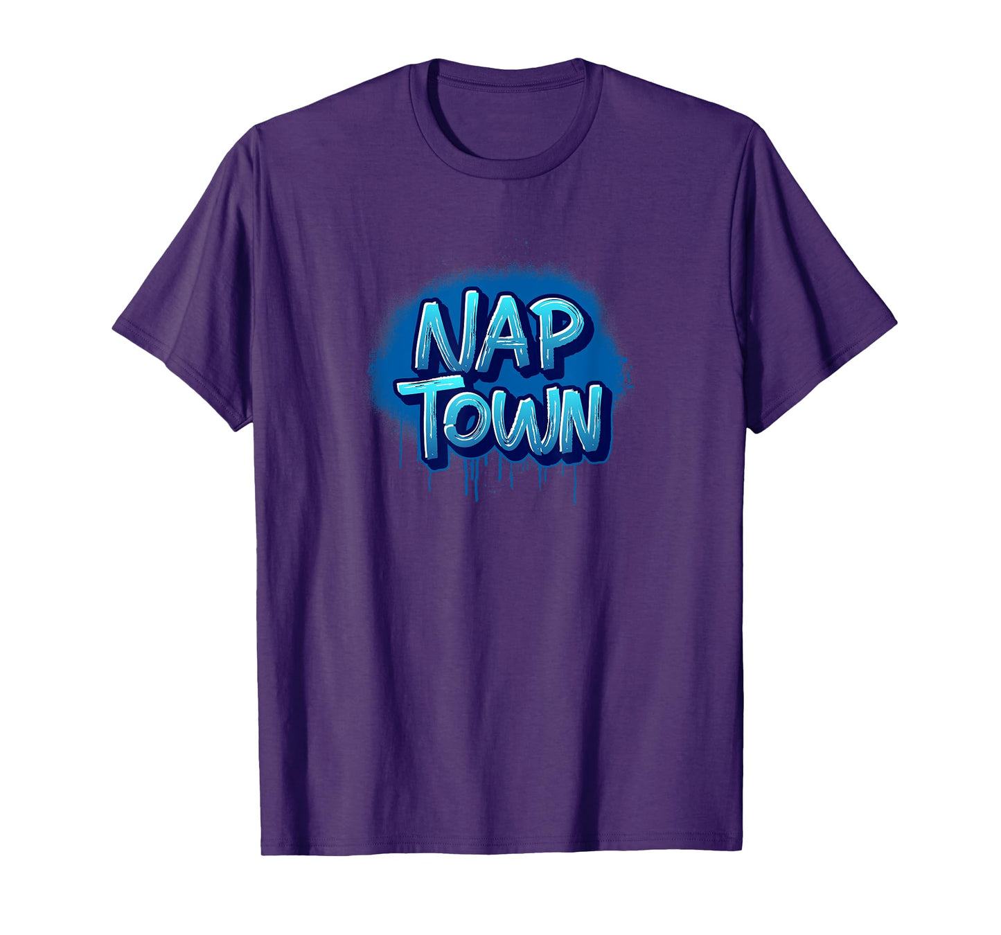 Nap town - Naptown Dripping Paint Graffiti style T-Shirt