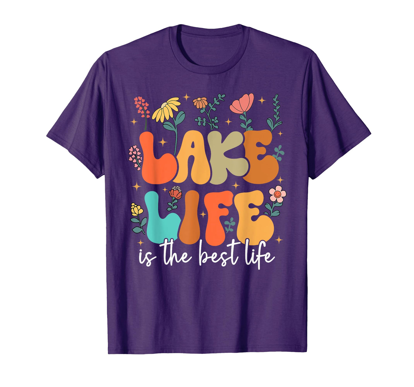 Lake Life Is The Best Life Lake Vibes Summer Vacation Men Women Girls Kids T-Shirt