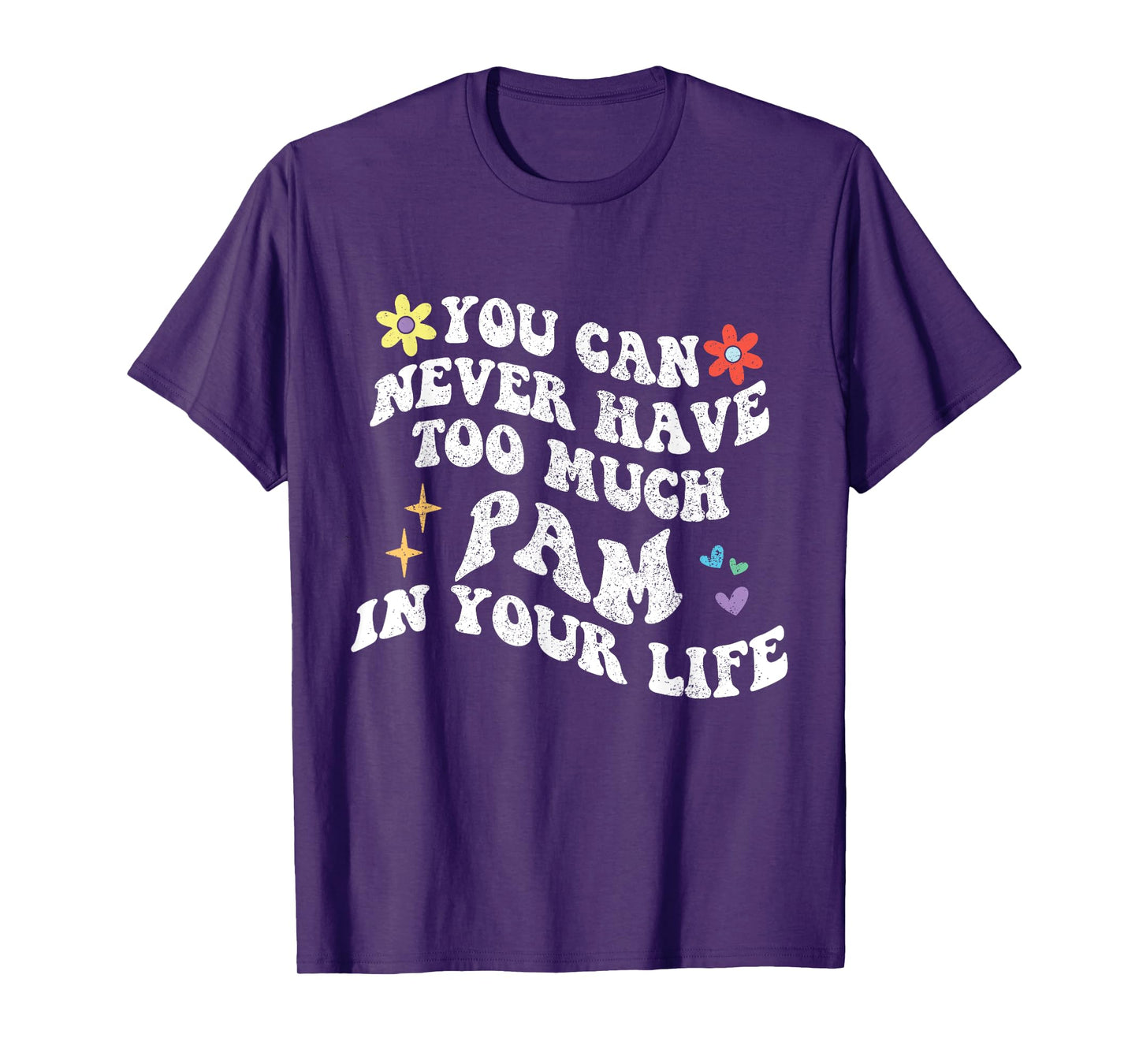 Retro Groovy You Can Never Have Too Much PAM In Your Life T-Shirt