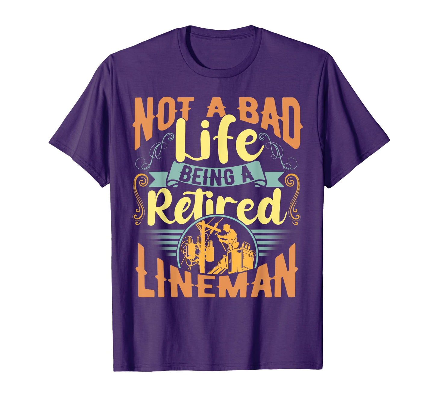 Lineman Retirement Shirt Gift for a Retired Lineman T-Shirt