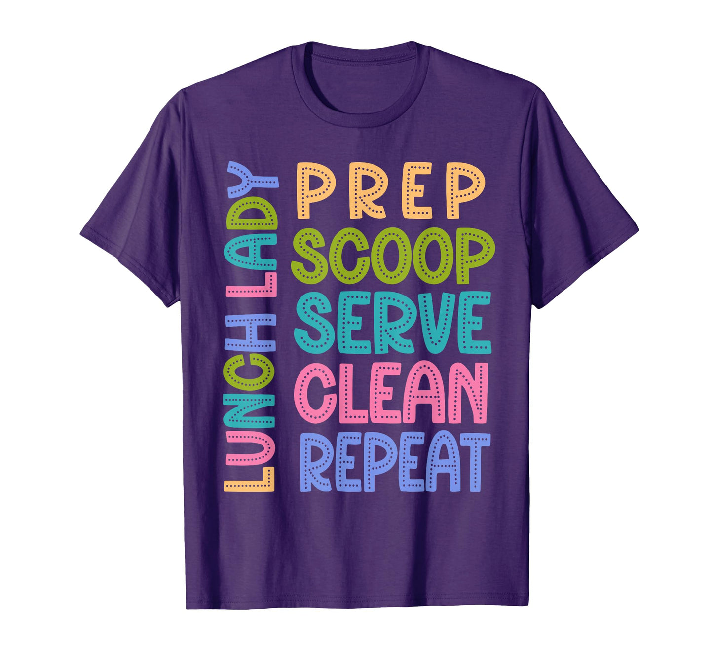 Funny Lunch Lady Life School Cafeteria Squad Worker T-Shirt