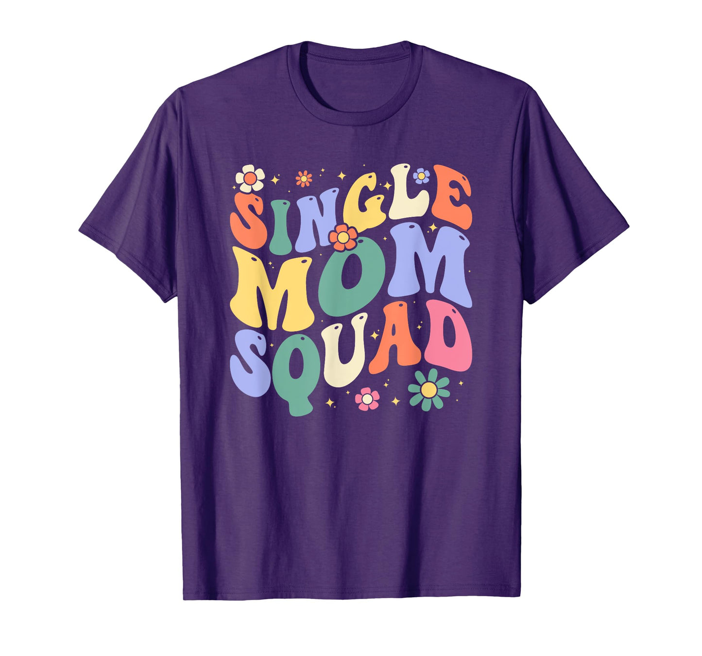 Single Mom Squad Retro Single Mom Life T-Shirt