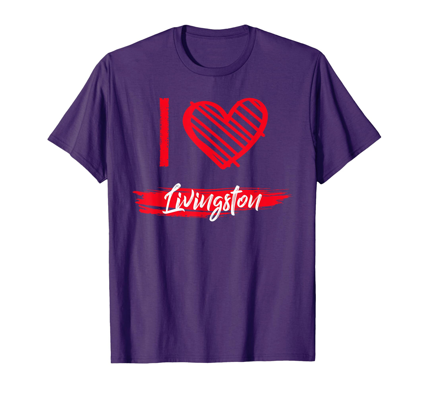 I Love LIVINGSTON T-Shirt County I Heart LIVINGSTON T-Shirt