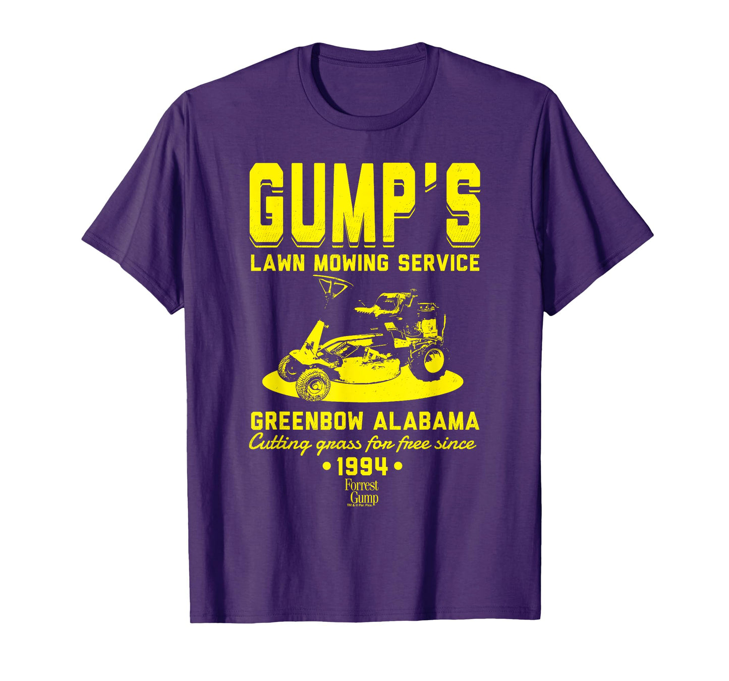 Forrest Gump Gump's Lawn Mowing Service T-Shirt