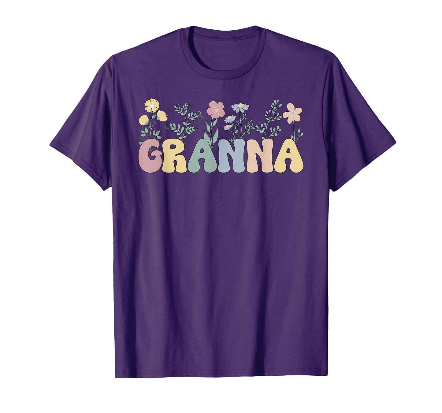 Granna Flowers Granna Grandmother Granna Grandma T-Shirt