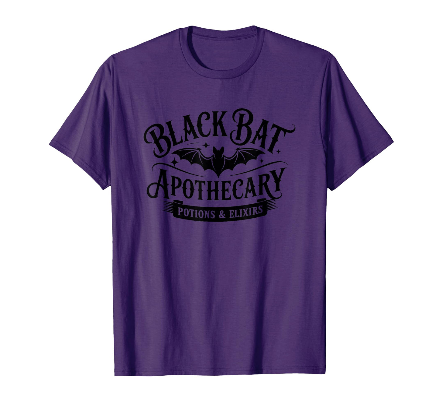 Black Bat Apothecary Potions Elixirs T-Shirt