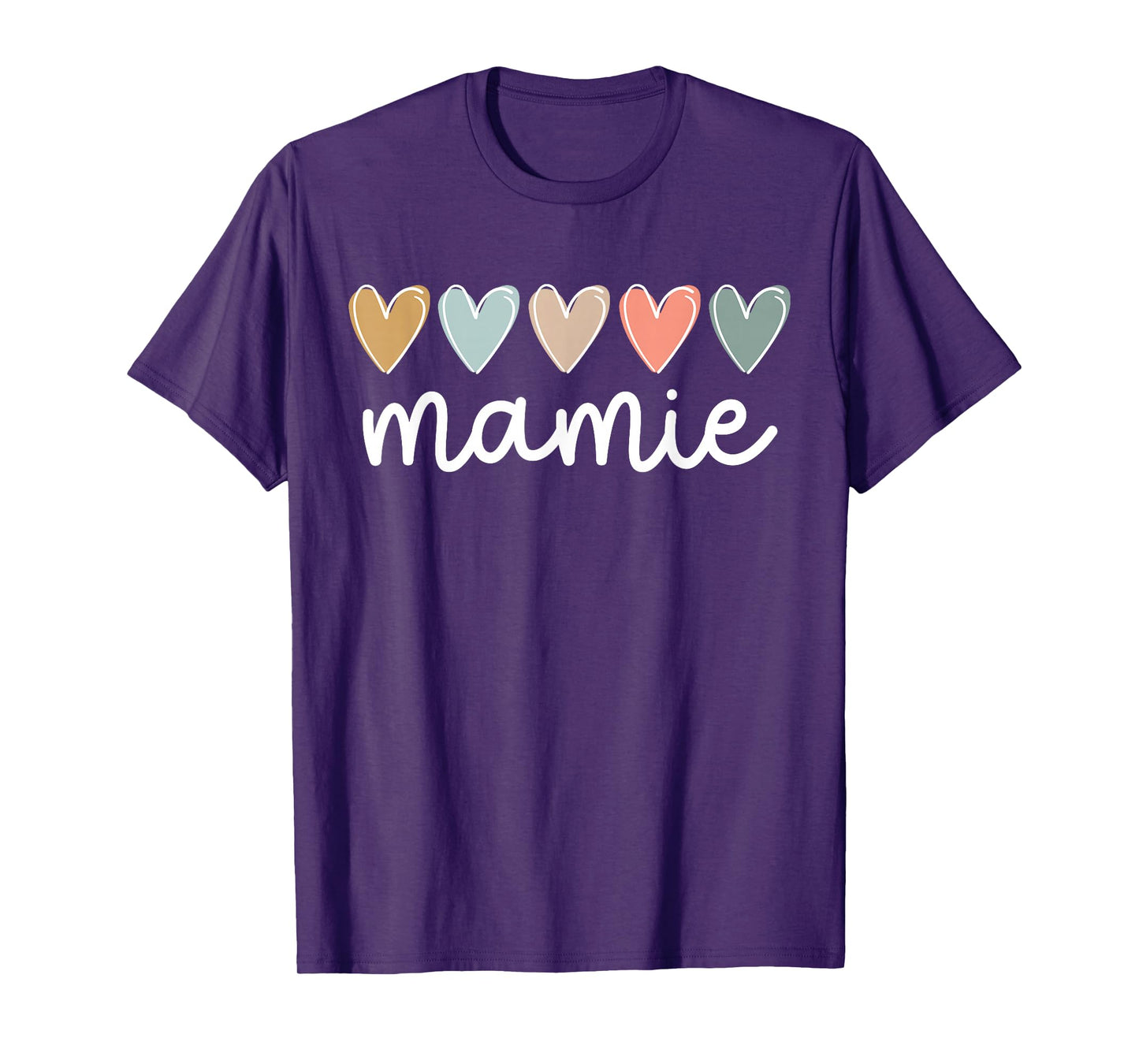 Mamie Hearts Mamie Grandma Mamie Grandmother T-Shirt
