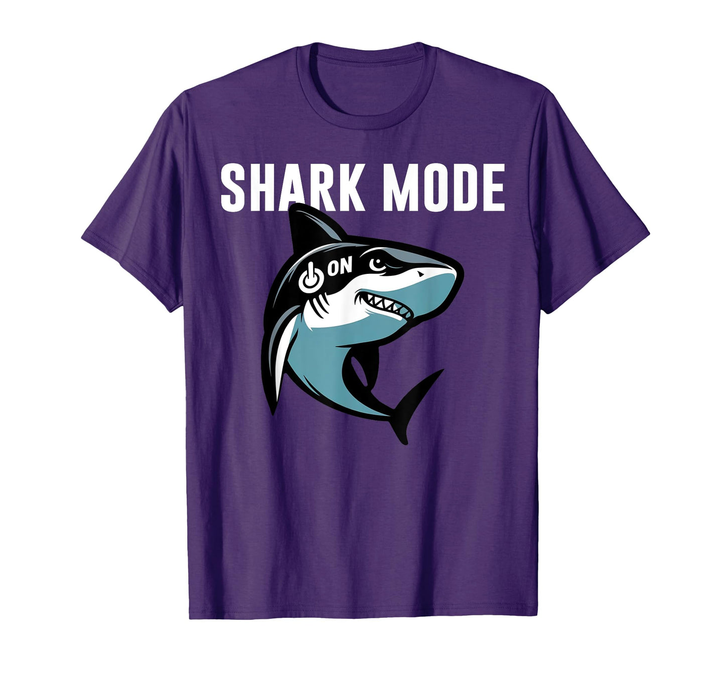 Cool Shark Shark Mode On Beach Funny Shark T-Shirt