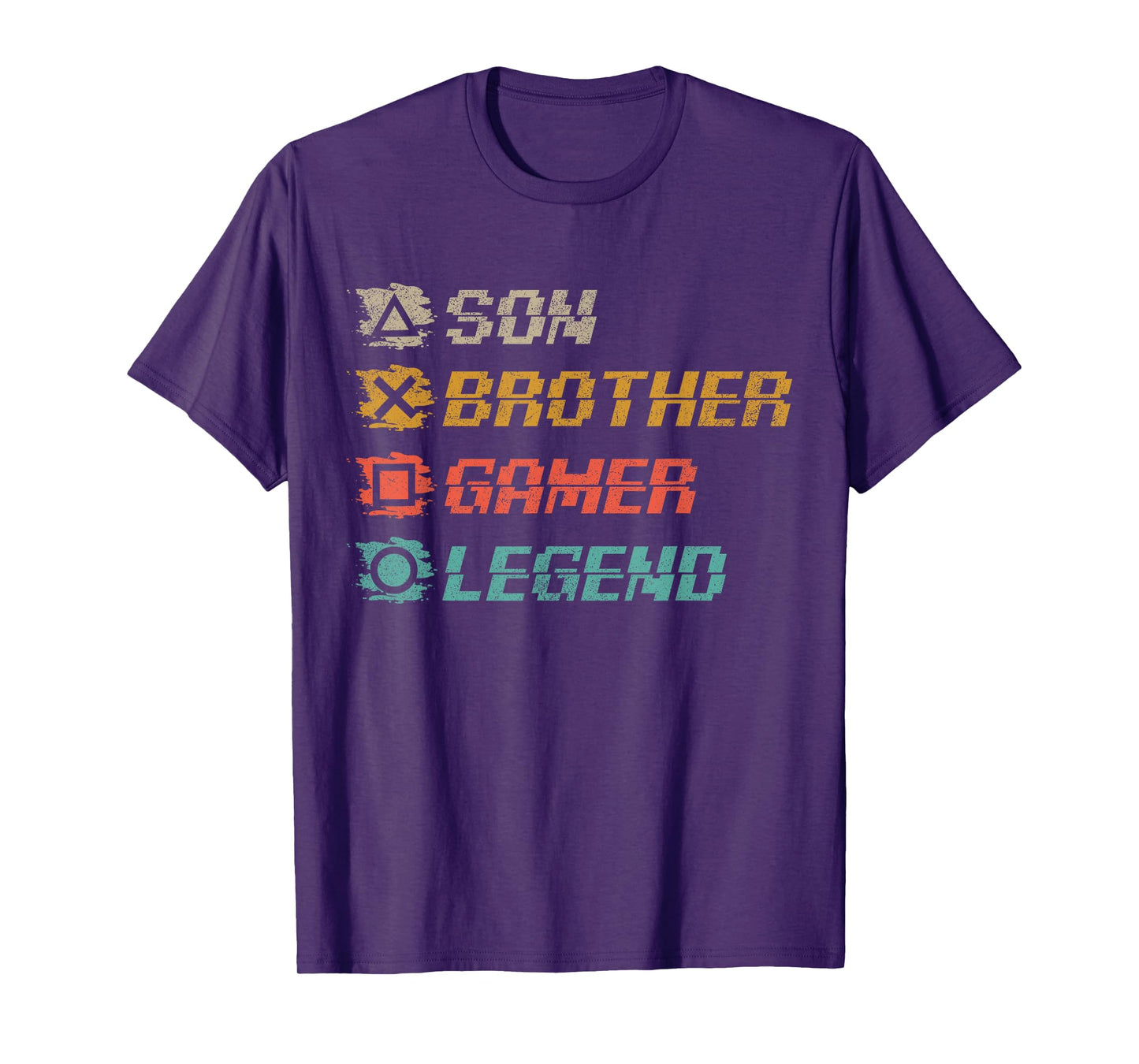 Funny Gamer Vintage Video Games For Boys Brother Son T-Shirt