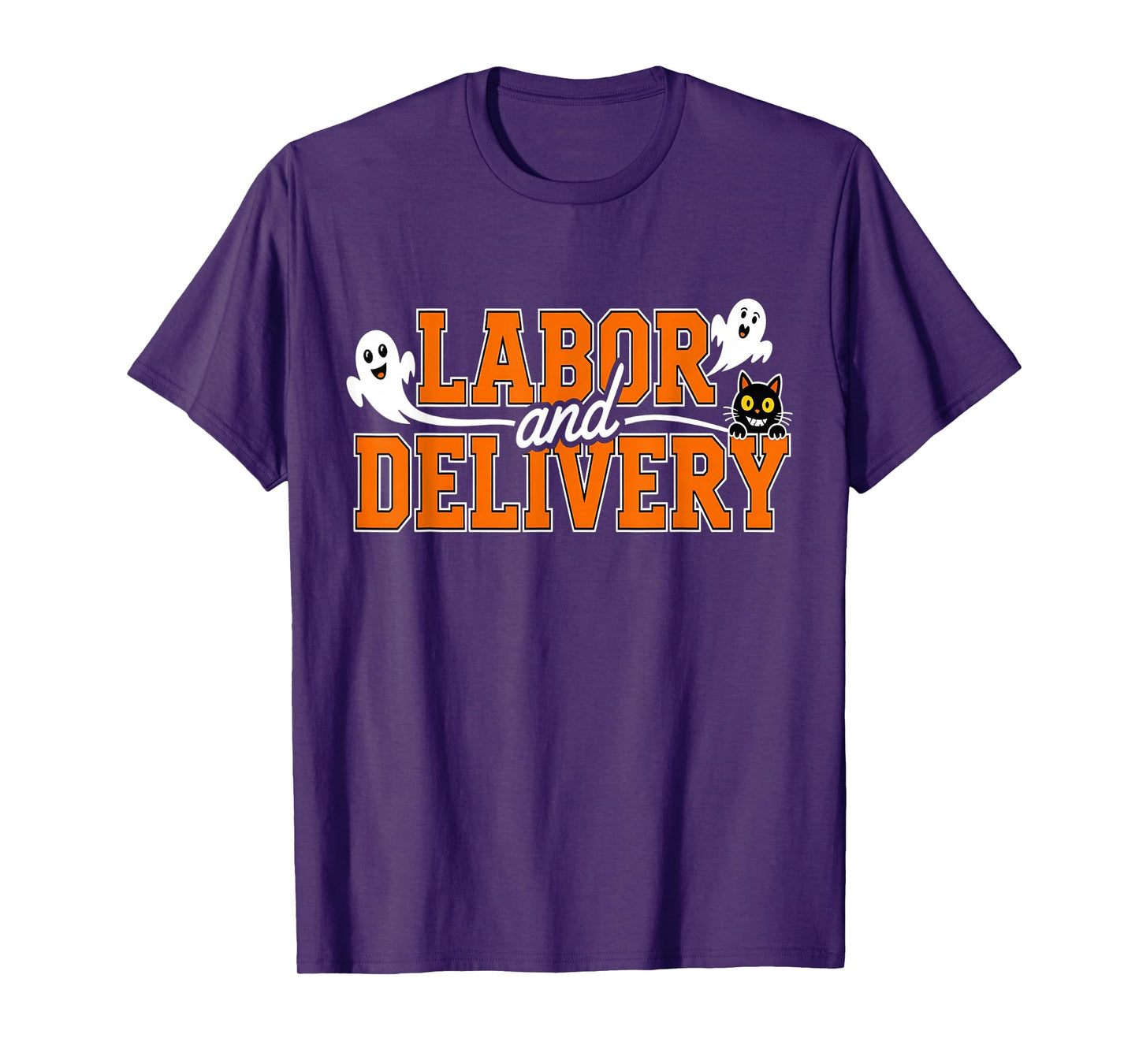 Spooky LD Nurse Shirt Labor and Delivery Squad Halloween T-Shirt