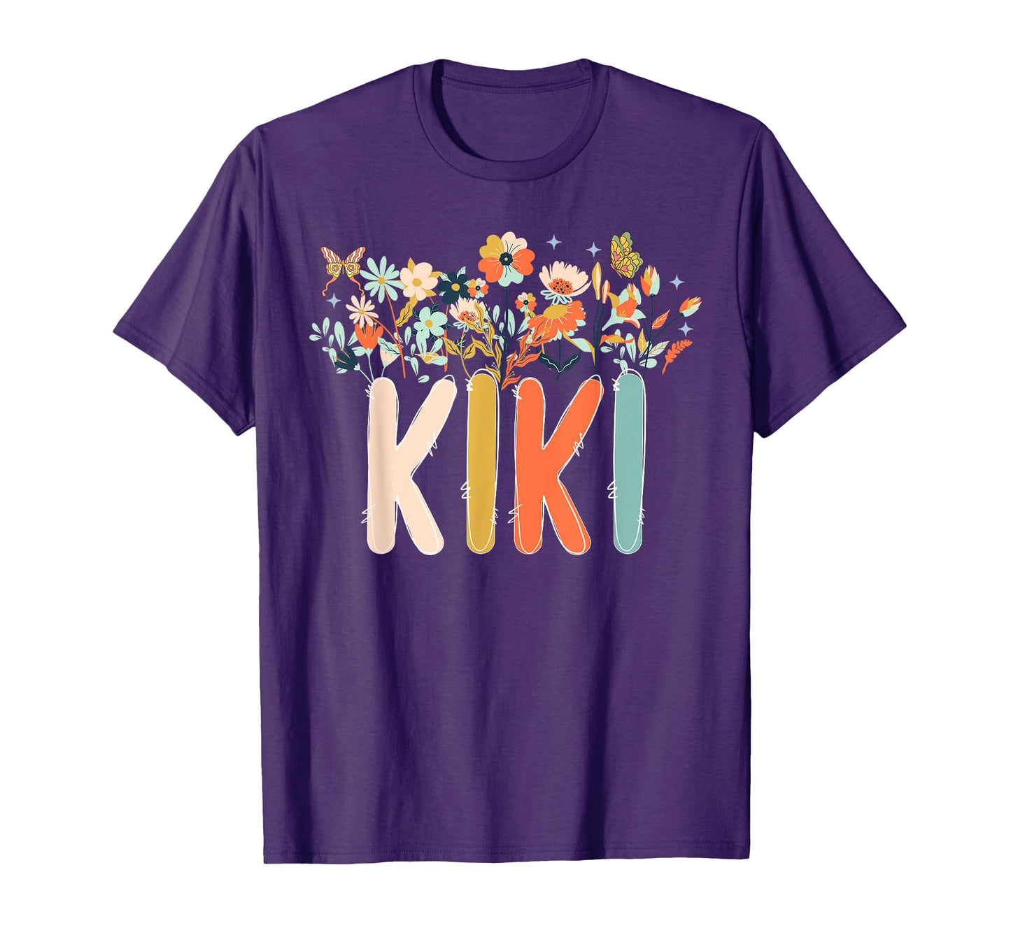 Kiki Flowers Kiki Grandmother Kiki Grandma Appreciation T-Shirt