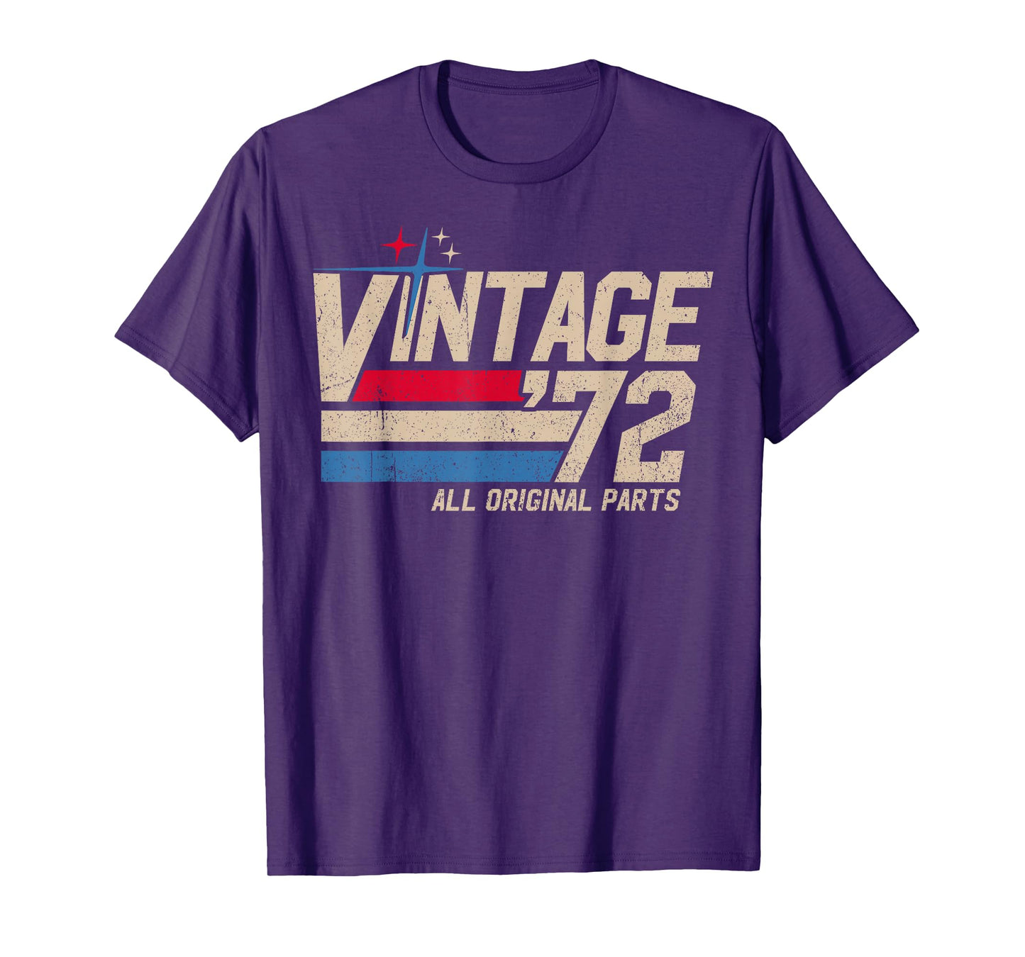 Vintage '72 Retro 53rd Birthday for Men Dad USA Since 1972 T-Shirt