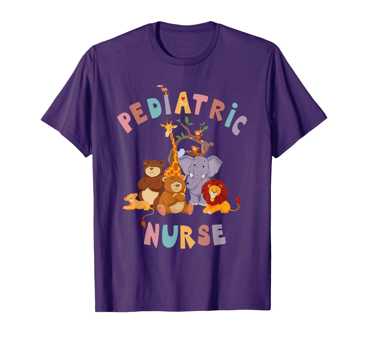 Pediatric Nurse PEDS Nursing Appreciation Pediatric Animal T-Shirt