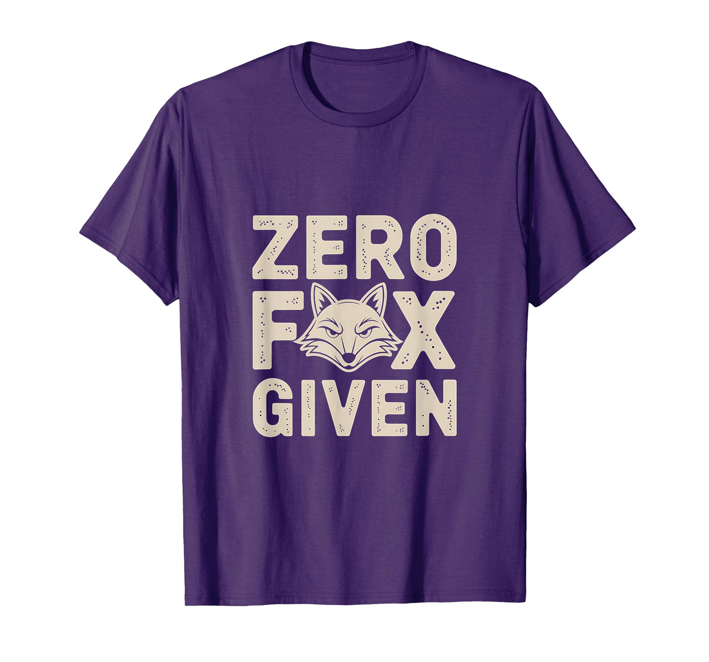 Zero Fox Given Vintage Retro Funny Animal Sarcastic T-Shirt