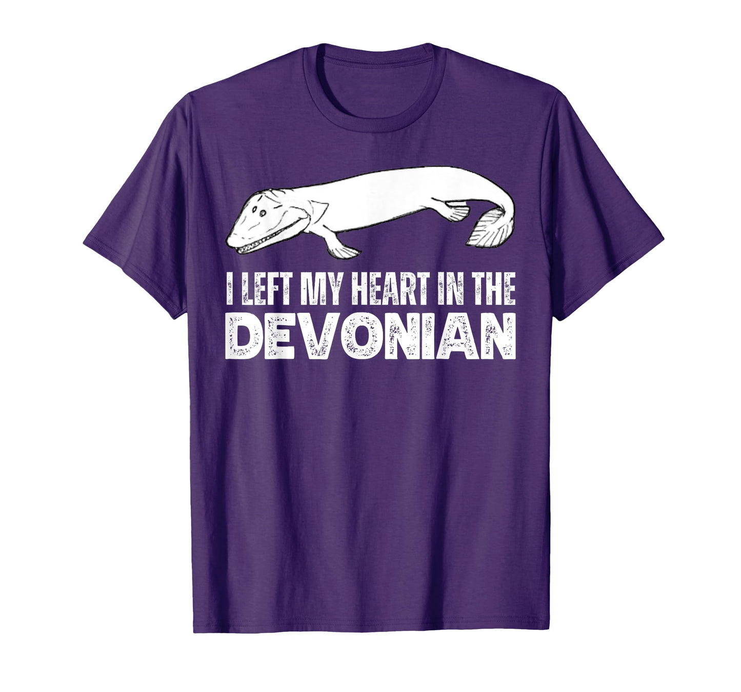 Tiktaalik I Left My Heart In The Devonian Evolution Science T-Shirt