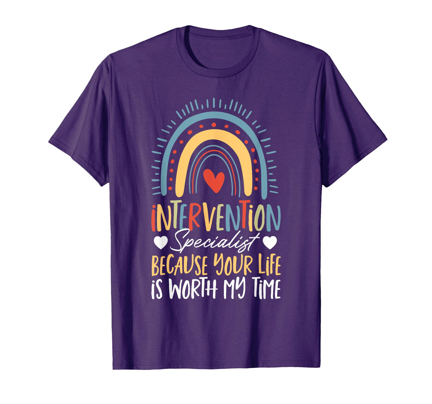 Intervention Teacher Interventionist Intervention Specialist T-Shirt