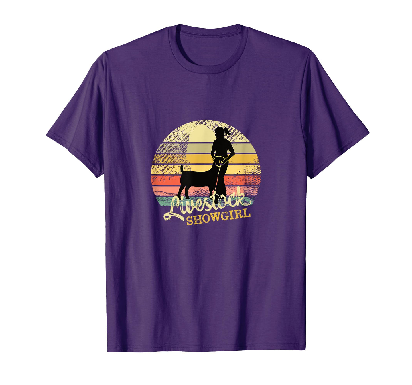 Livestock Showgirl - Fun Showing Goats At The Fair T-Shirt