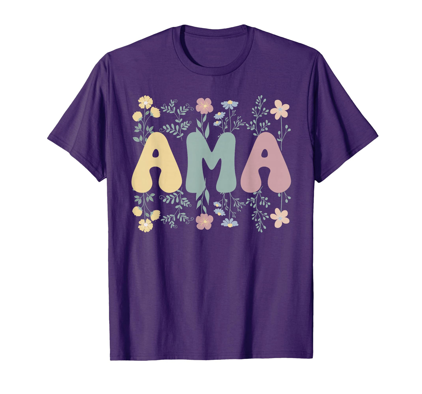Ama Flowers Ama Grandmother Ama Grandma T-Shirt