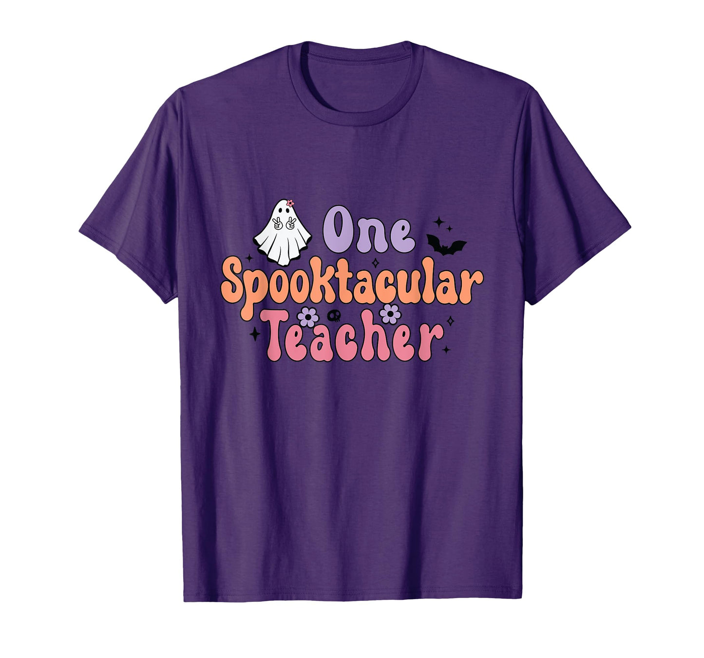 Halloween One Spooktacular Teacher Men Women T-Shirt