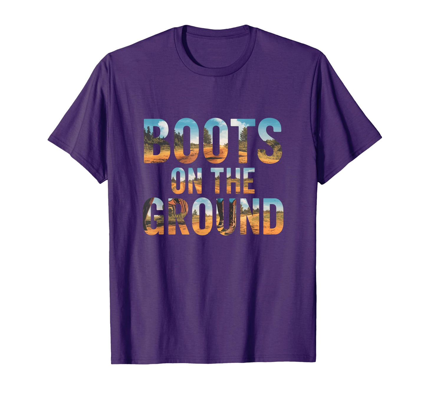 Boots On Da Ground Western Linedance T-Shirt