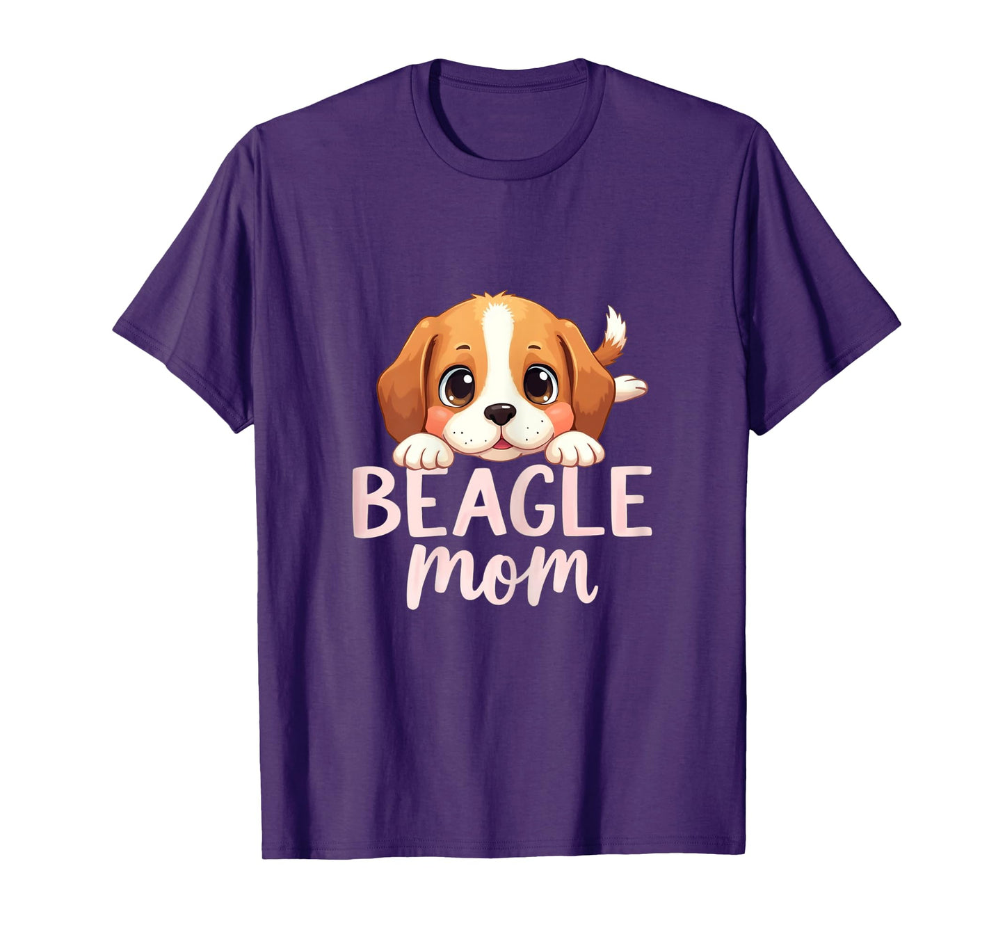 Beagle Mom Dog Beagle Mama Cute Puppy Women T-Shirt