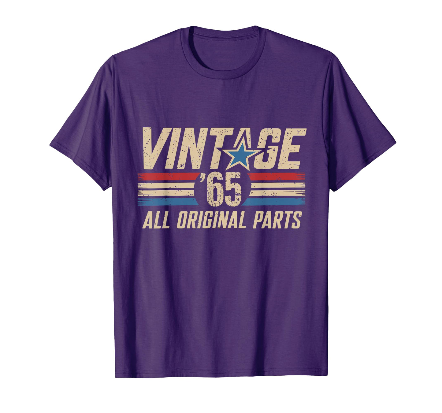 Retro Vintage 1965 All Original Parts 60th Birthday For Men T-Shirt