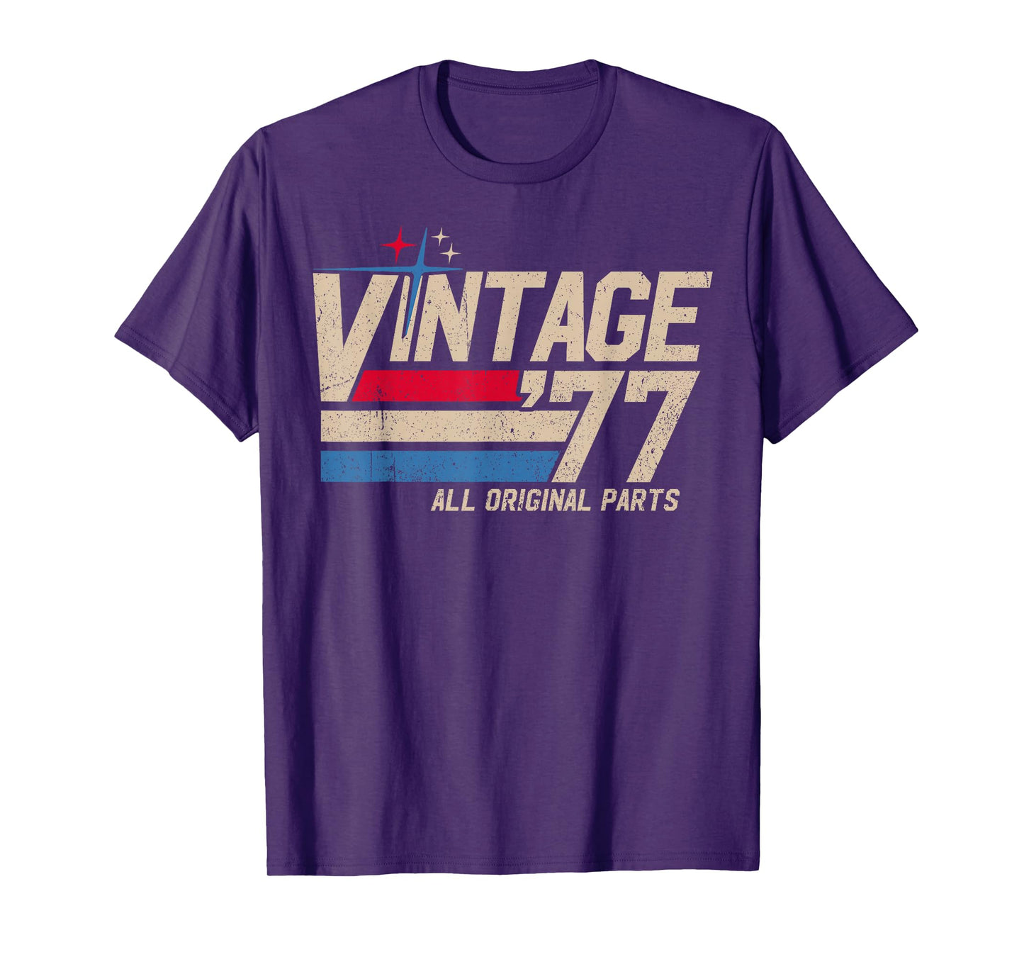 Vintage '77 Retro 48th Birthday for Men Dad USA Since 1977 T-Shirt