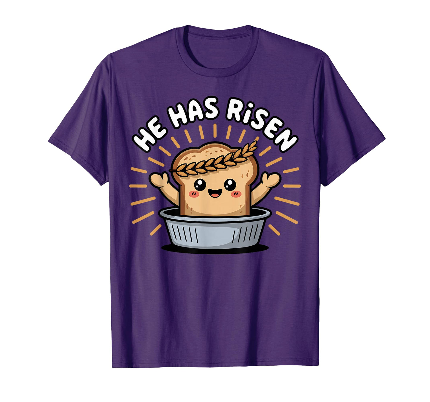 Funny Bakery Baking Jesus Christ Bread He Has Risen T-Shirt