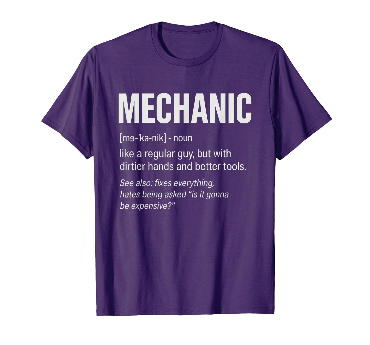 Car Mechanic Funny Mechanic Definition T-Shirt