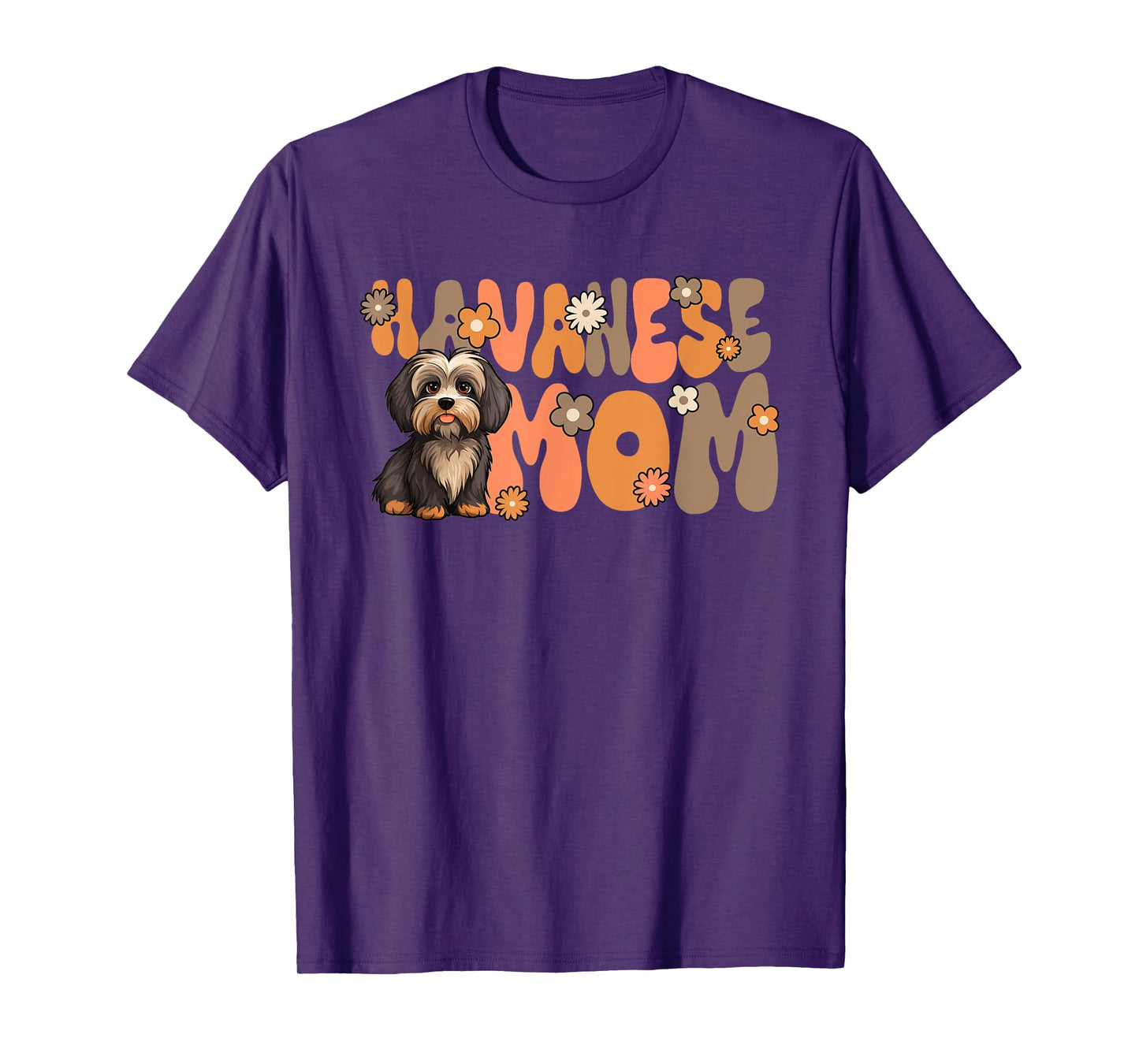 Havanese Groovy World's Best Havanese Mom T-Shirt