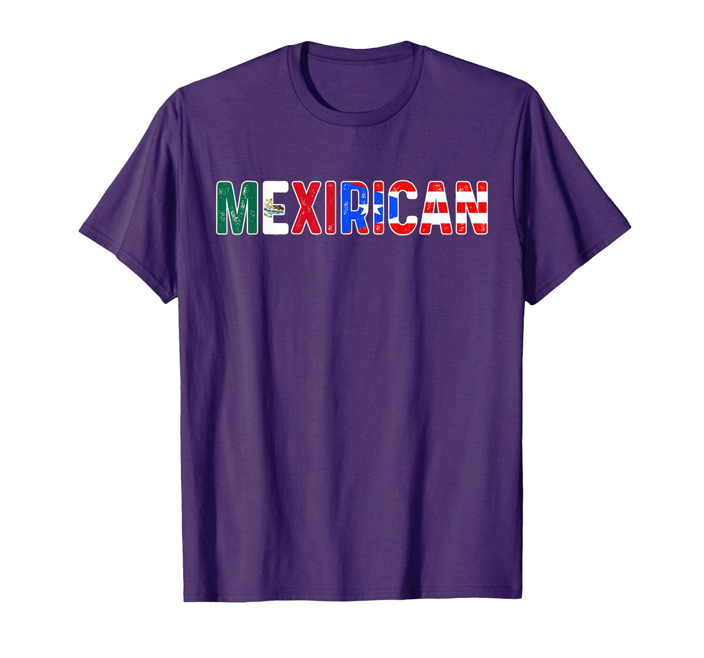 Mexirican Mexican Puerto Rican Flags T-Shirt