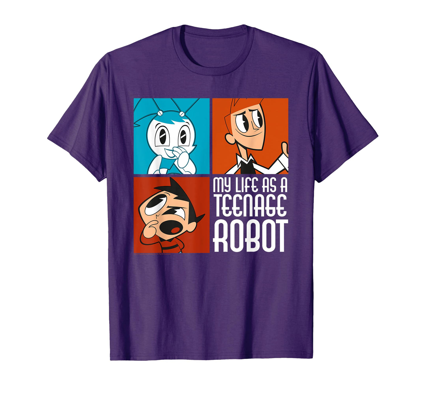 My Life as a Teenage Robot Pop Art Family Cartoon T-Shirt