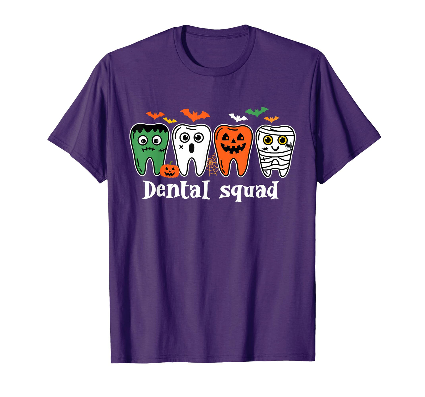 Funny Dental Spooky Squad Costume Denstist Halloween T-Shirt