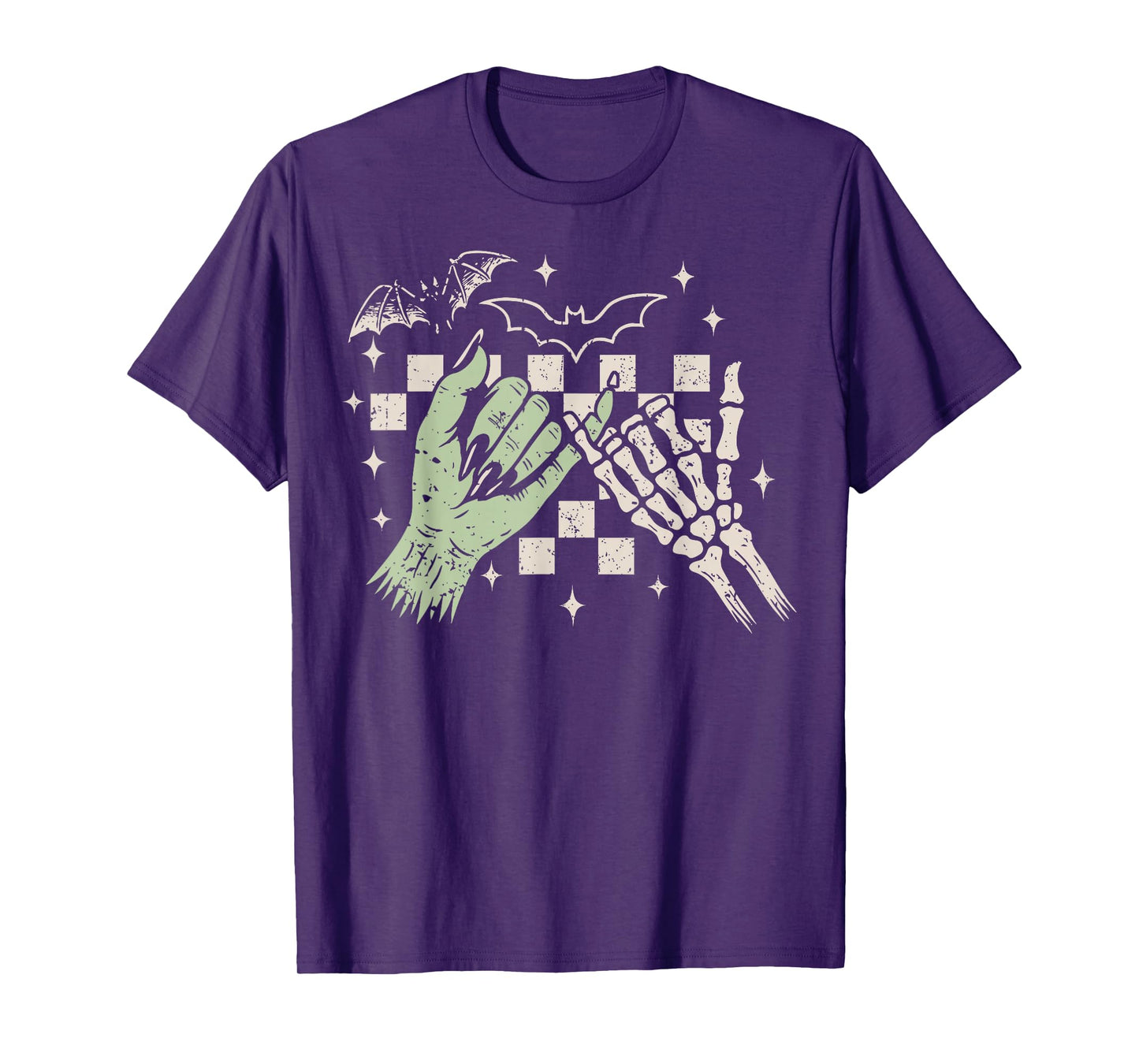 Halloween Gothic Pinky Promise Skeleton Hands Best Friend T-Shirt