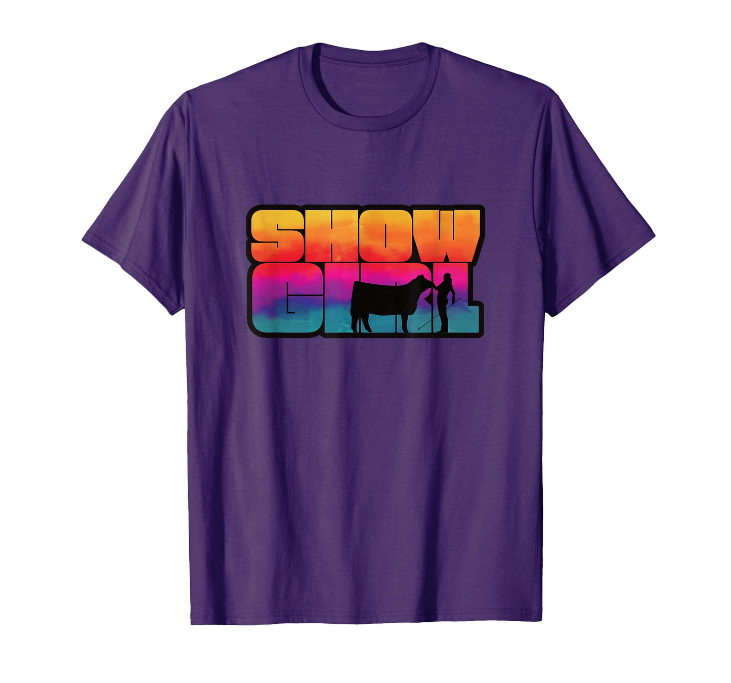 Show Girl - Fun Livestock Cattle Showing T-Shirt