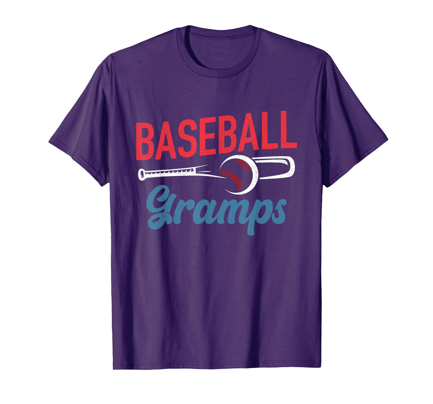 Baseball Gramps Life Happy Father's Day Dad Grandpa Men T-Shirt
