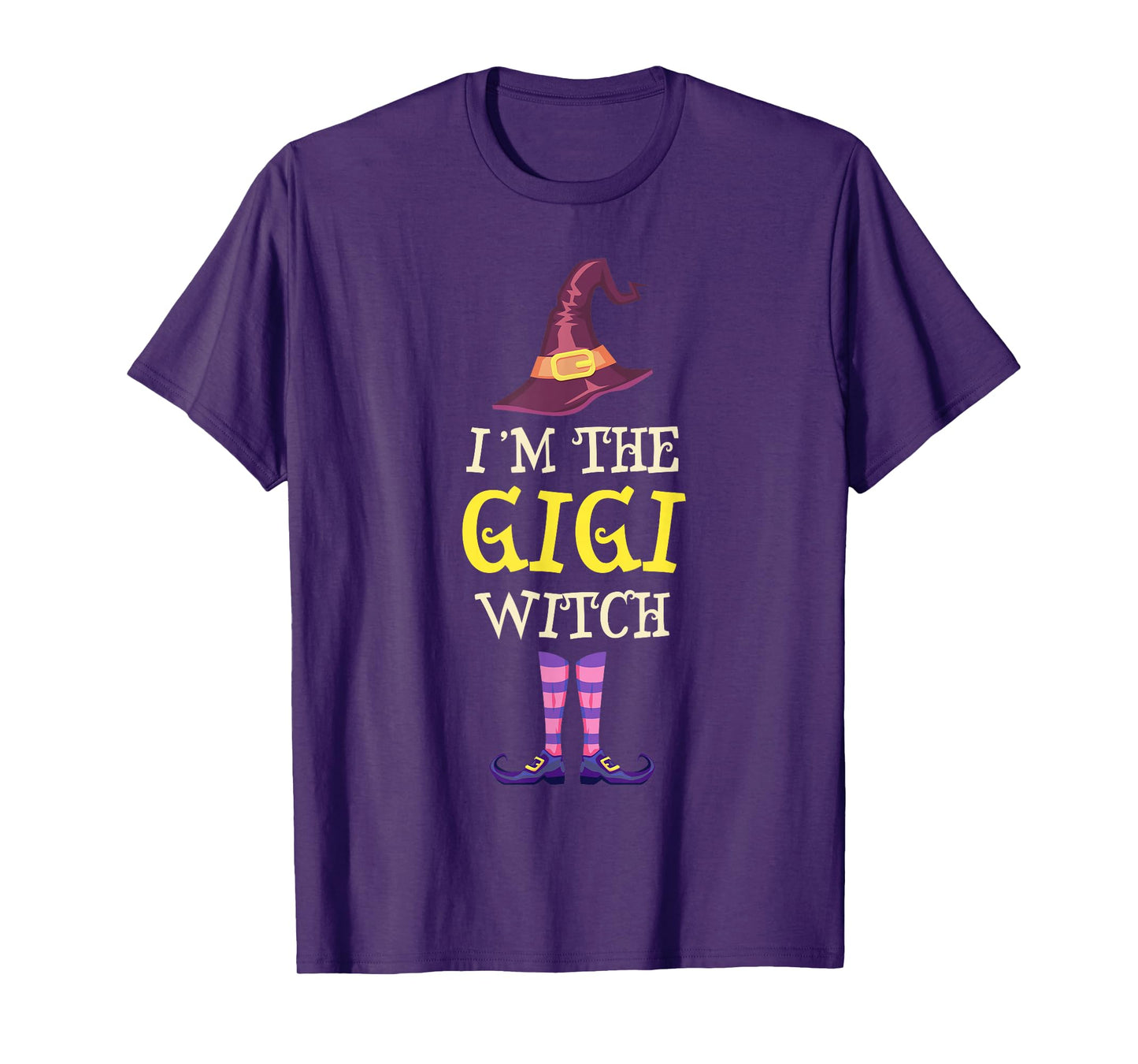 I'm The Gigi Witch Costume Halloween Funny Witchy T-Shirt