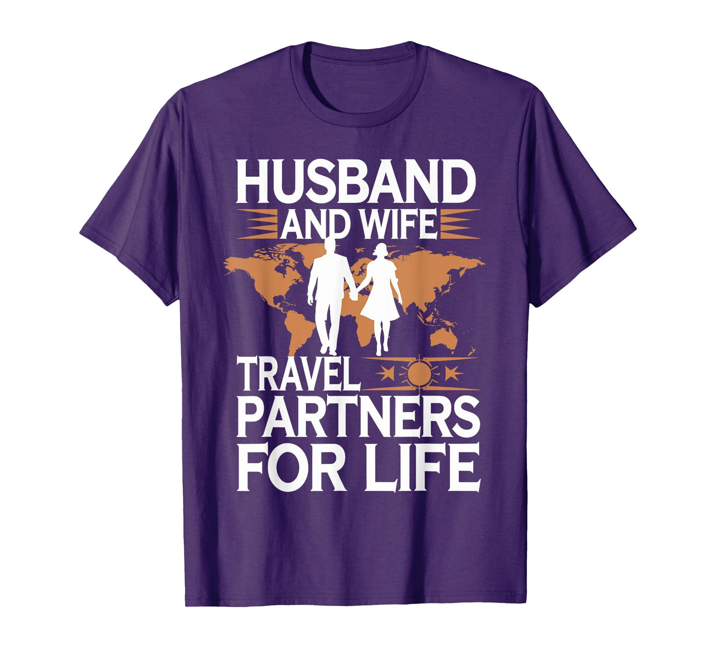Husband And Wife Travel Partners For Life T-Shirt