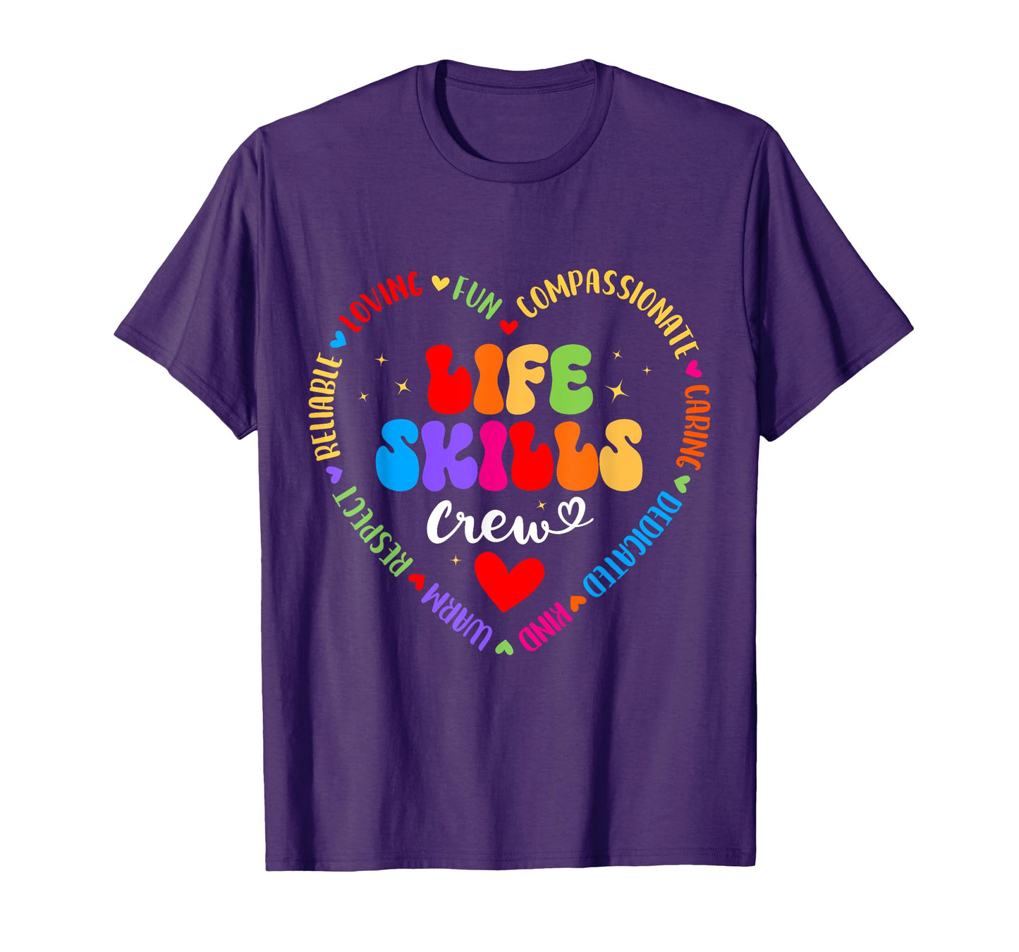 Life Skills Squad Vibes Be Kind School Life Skills Teacher T-Shirt