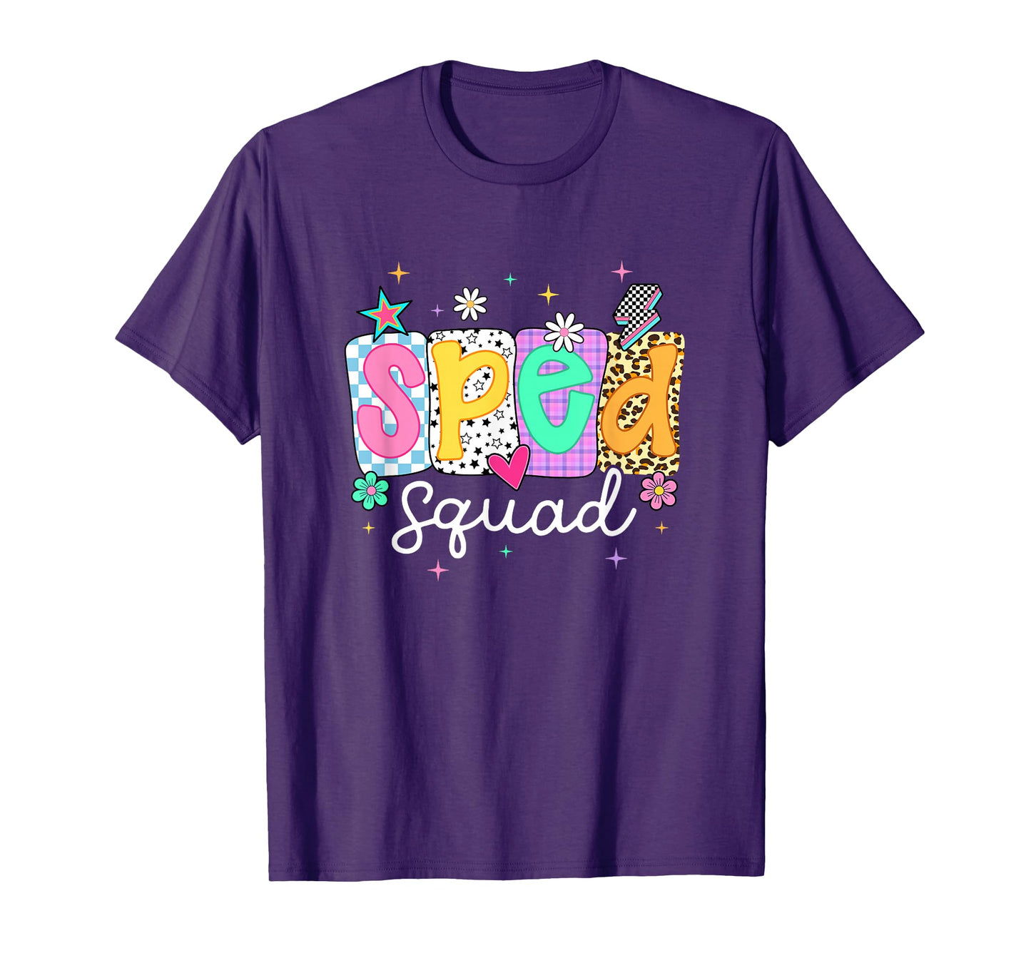 Sped Teacher Squad Floral Special Education Back to School T-Shirt