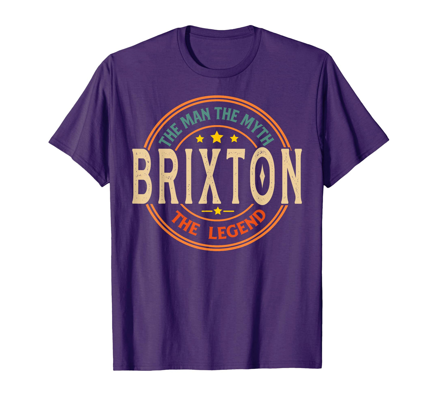 BRIXTON The Man The Myth The Legend Vintage Personalized T-Shirt