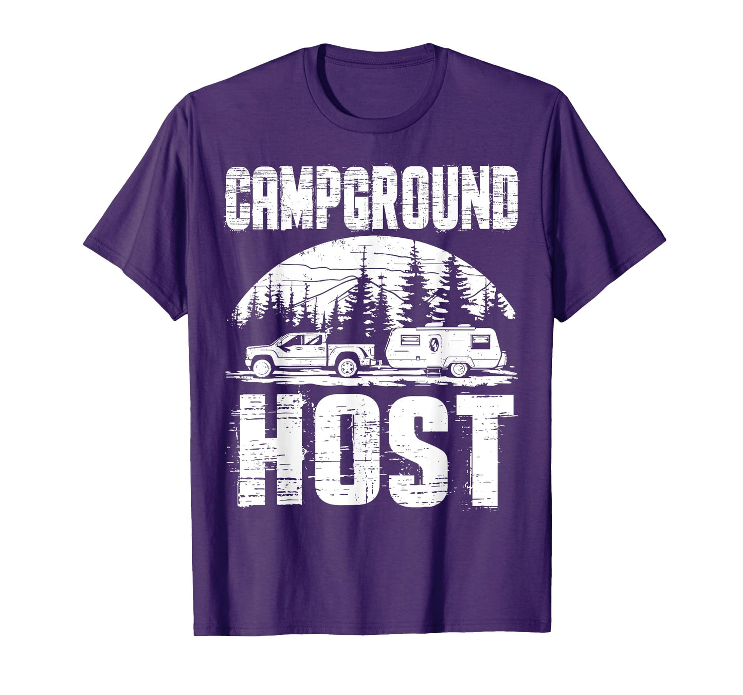 Campground Host Shirt Camp Host - Camping RV Vacation Gift T-Shirt