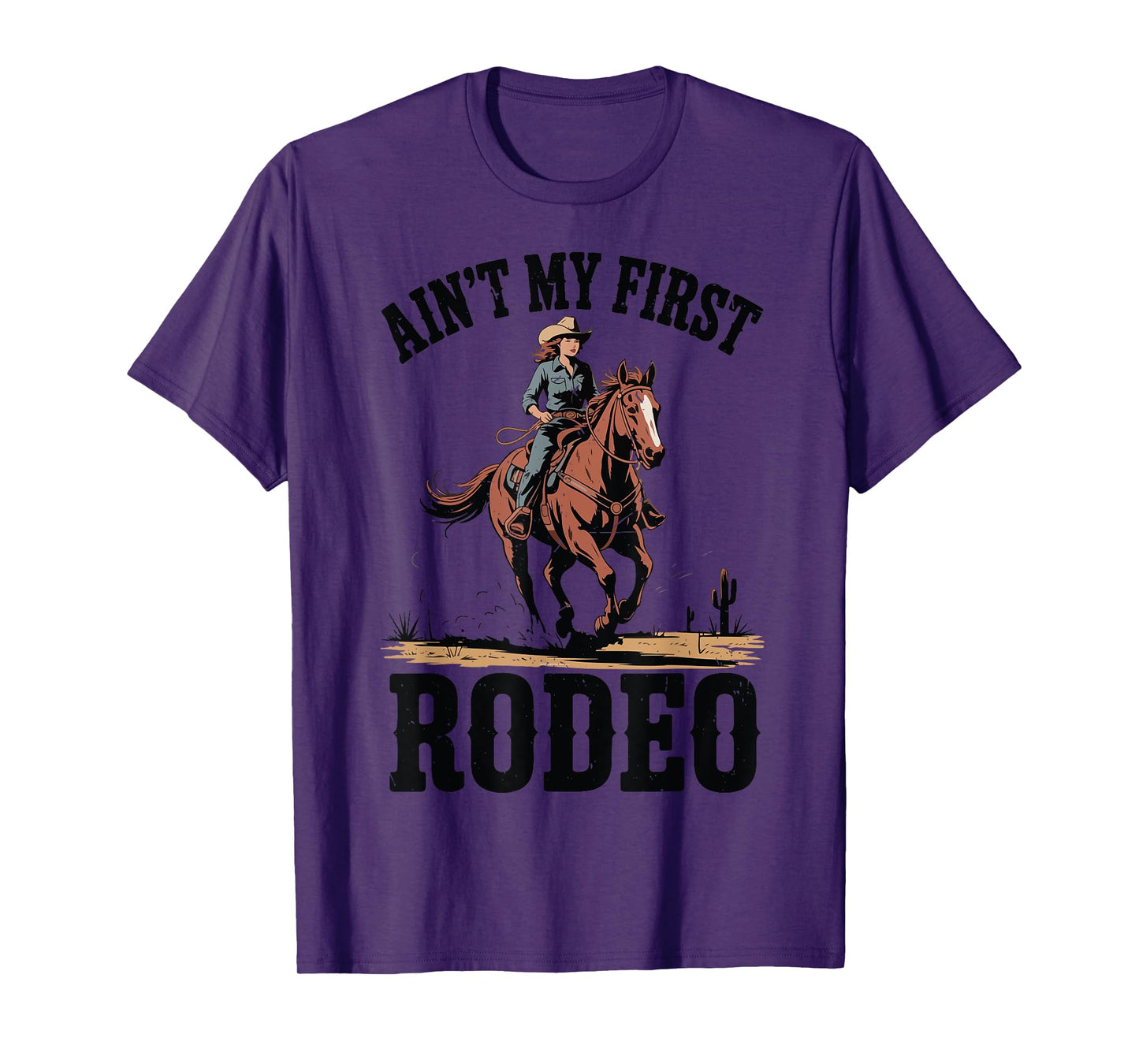 Women This Aint My First Rodeo Toddler Girl Horseback Riding T-Shirt