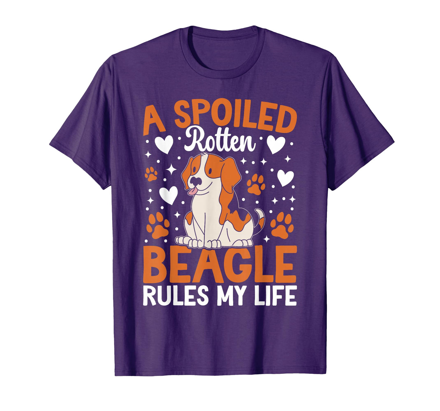 A Spoiled Rotten Beagle Rules My Life T-Shirt