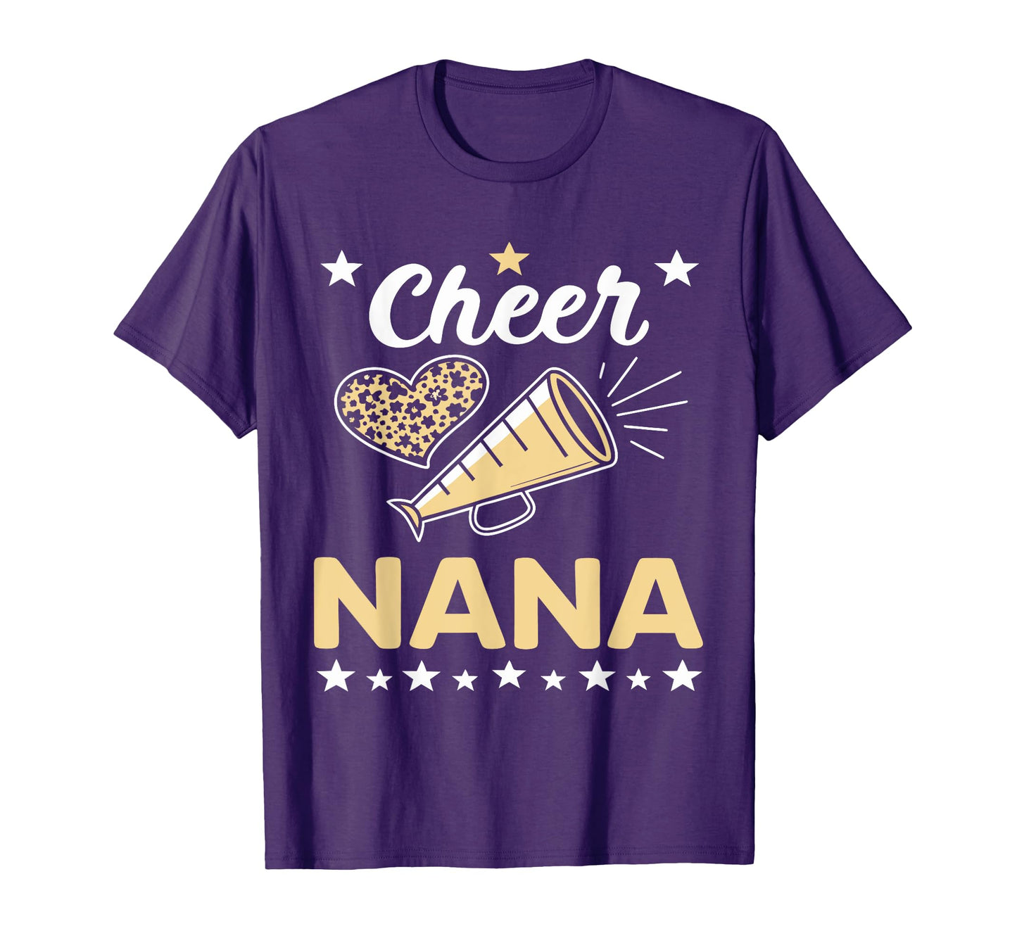 Cheer Nana Proud Cheerleader Grandma For Mother's Day Spirit T-Shirt