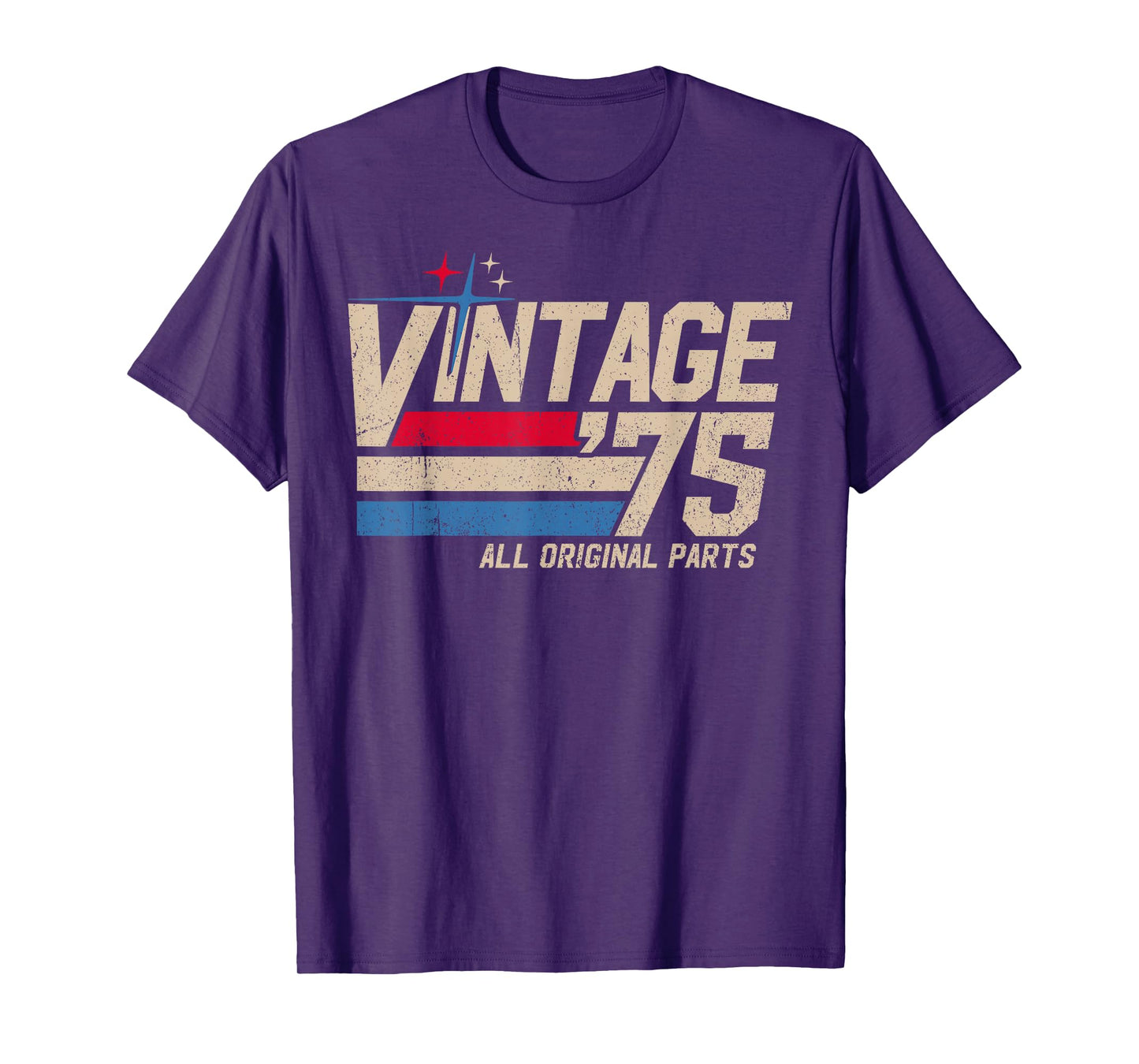 Vintage '75 Retro 50th Birthday for Men Dad USA Since 1975 T-Shirt