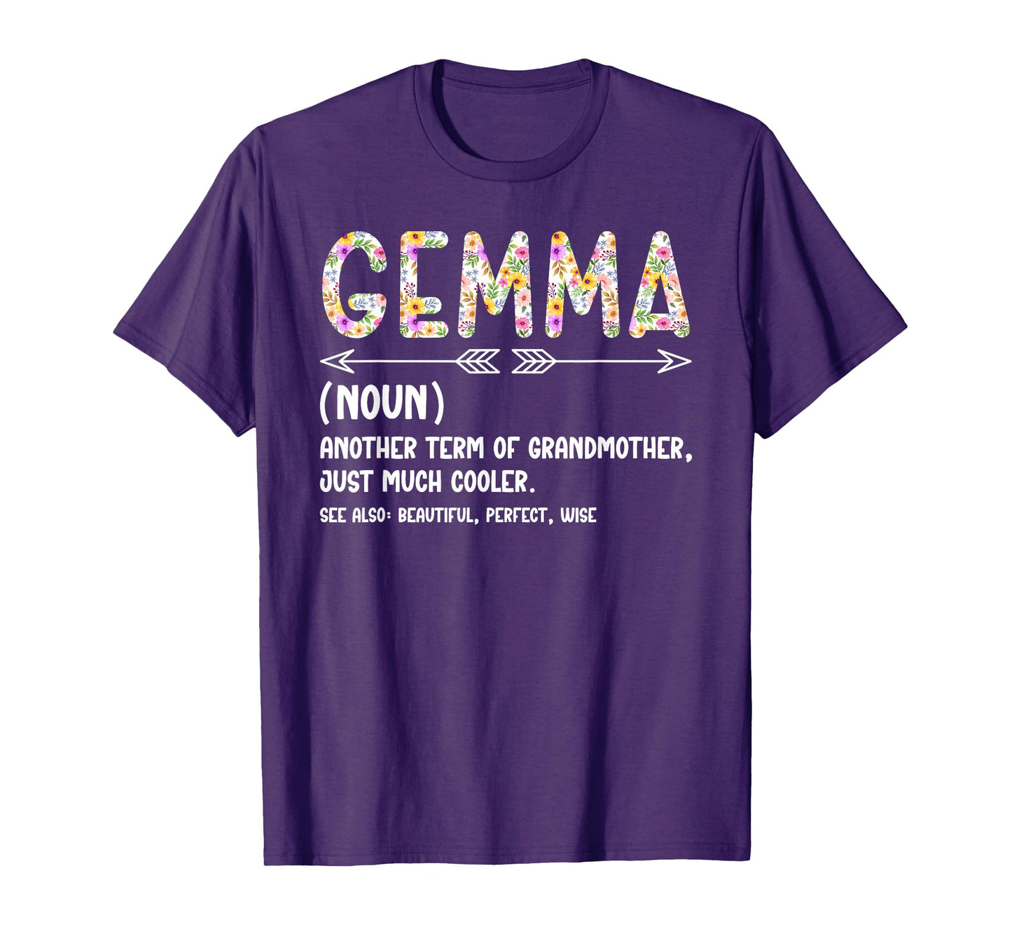 Gemma Definition Gemma Grandma Gemma Grandmother T-Shirt