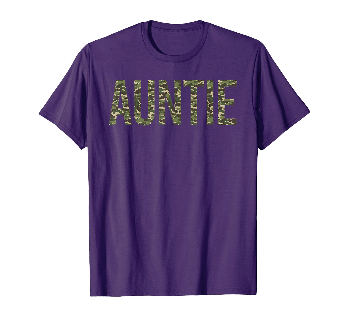 Camo Auntie Retro Camouflage Auntie Life Mother's Day T-Shirt