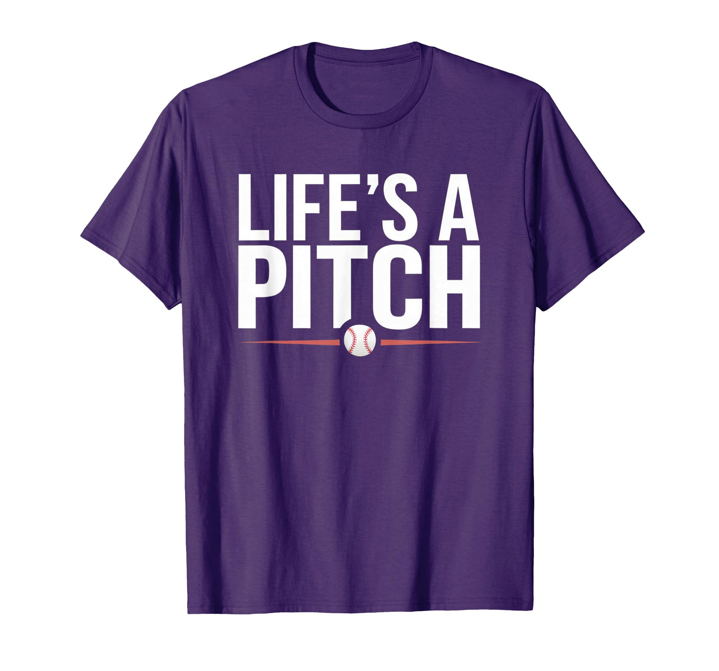 Baseball Life's A Pitch Family Matching T-Shirt
