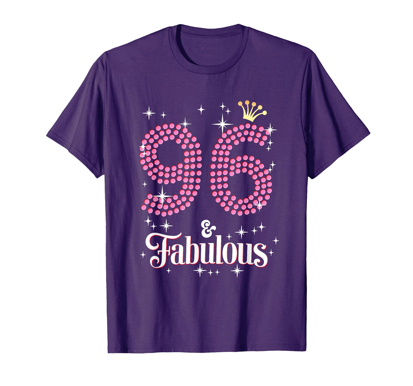 Womens 96 & Fabulous 96th Birthday Celebration For Ladies T-Shirt